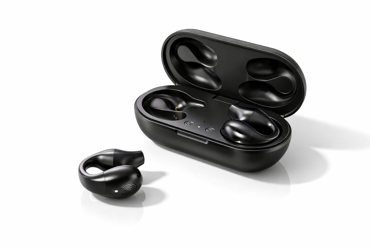 Open-ear sport headphones black edition