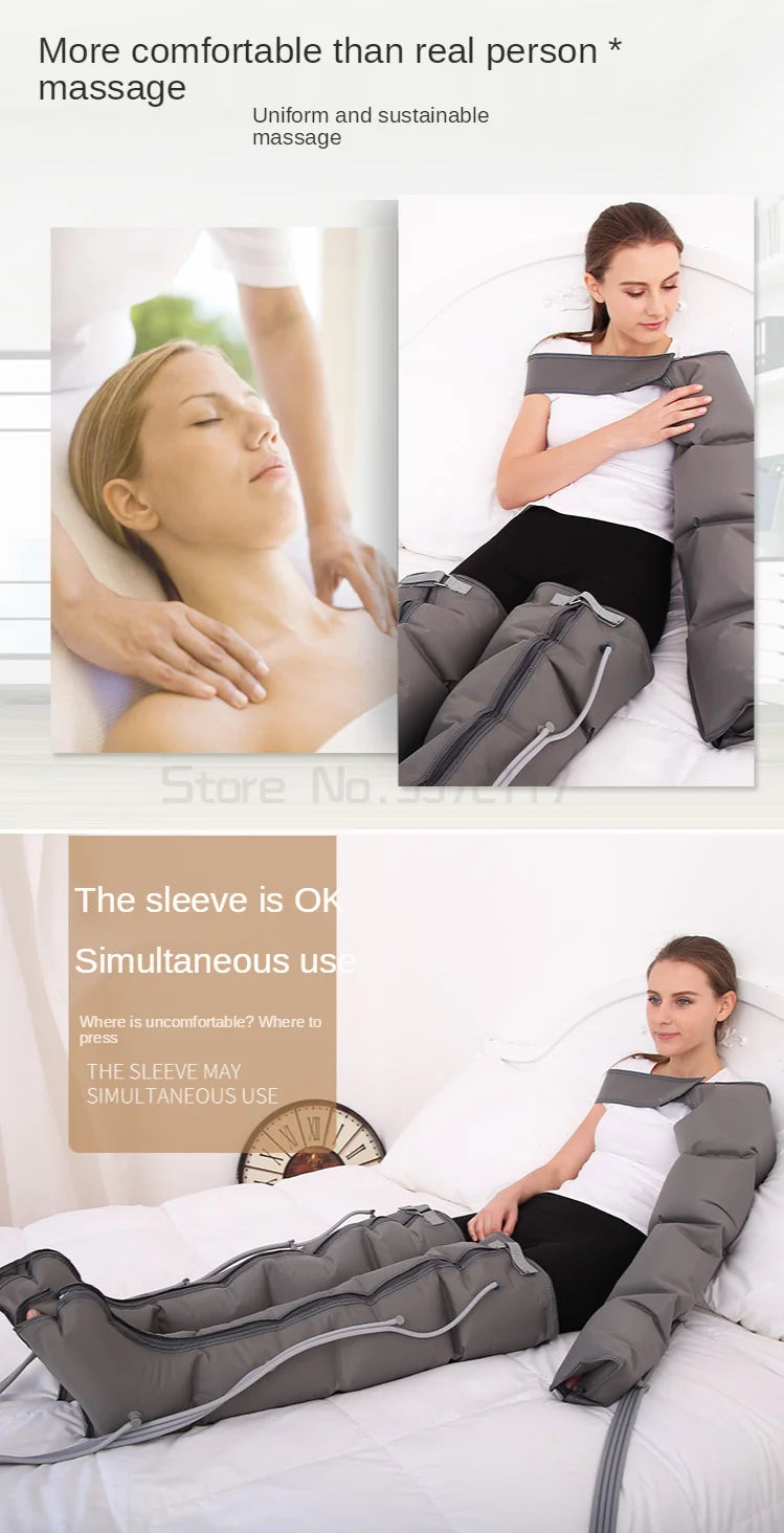Lymphatic Drainage & Circulation Therapy-Air Pressure Compression Massage