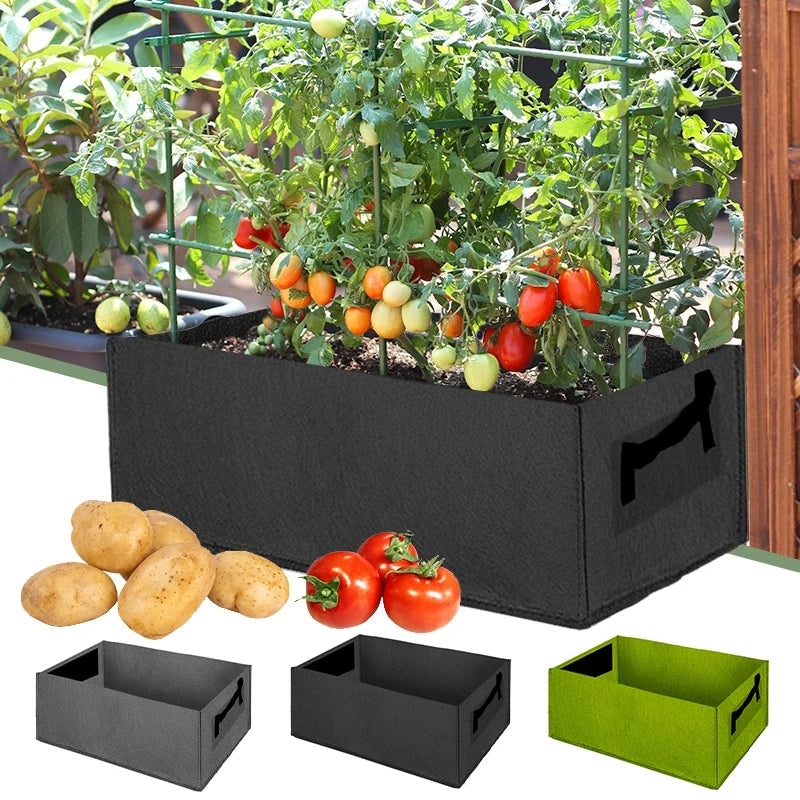 Rectangular Garden Grow Bag Planter