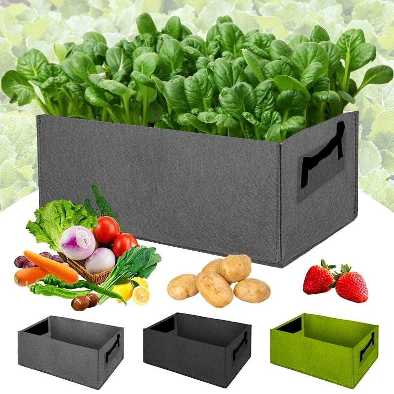 Rectangular Garden Grow Bag Planter