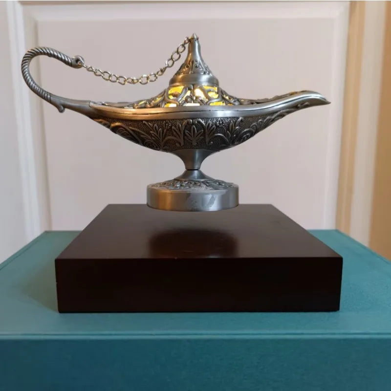 Floating Aladdin Magic Lamp – Magnetic Levitating Desk Ornament