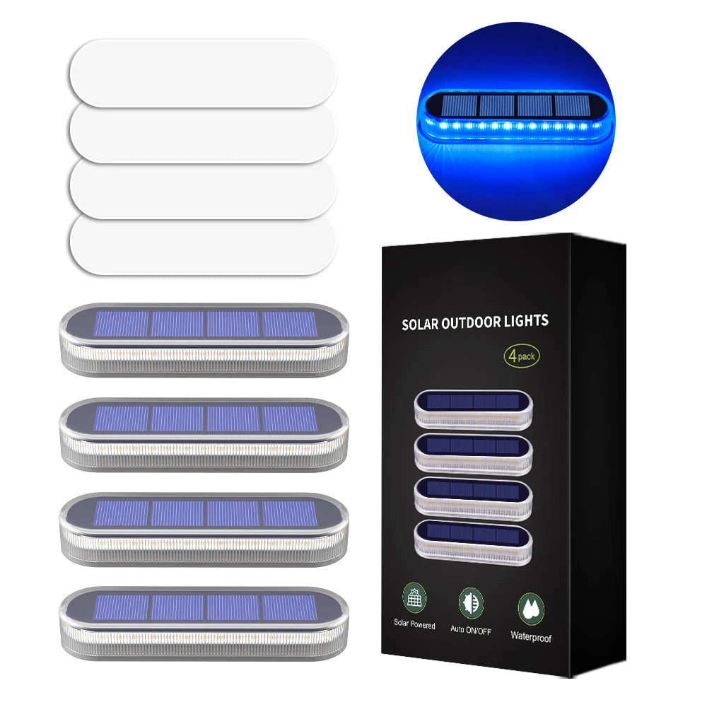 Solar Deck & Step Lights (4 Pack)