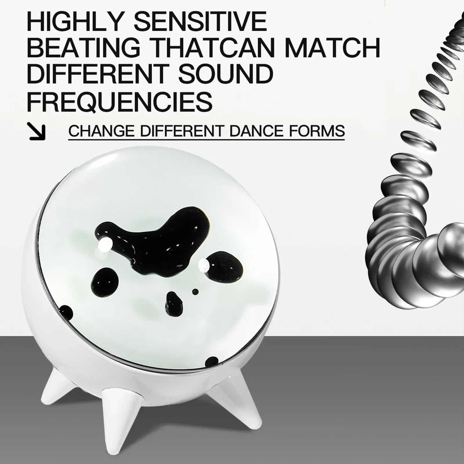 Magnetic Fluid Music Lamp – Sound Rhythm Visualizer Desk Deco
