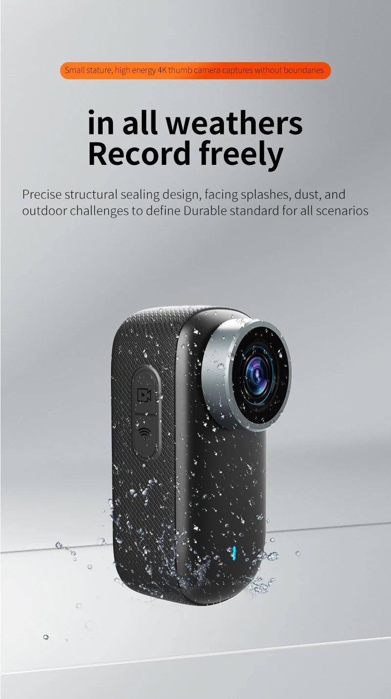 Mini 1080P WiFi Action Camera | Magnetic Wearable POV Camera