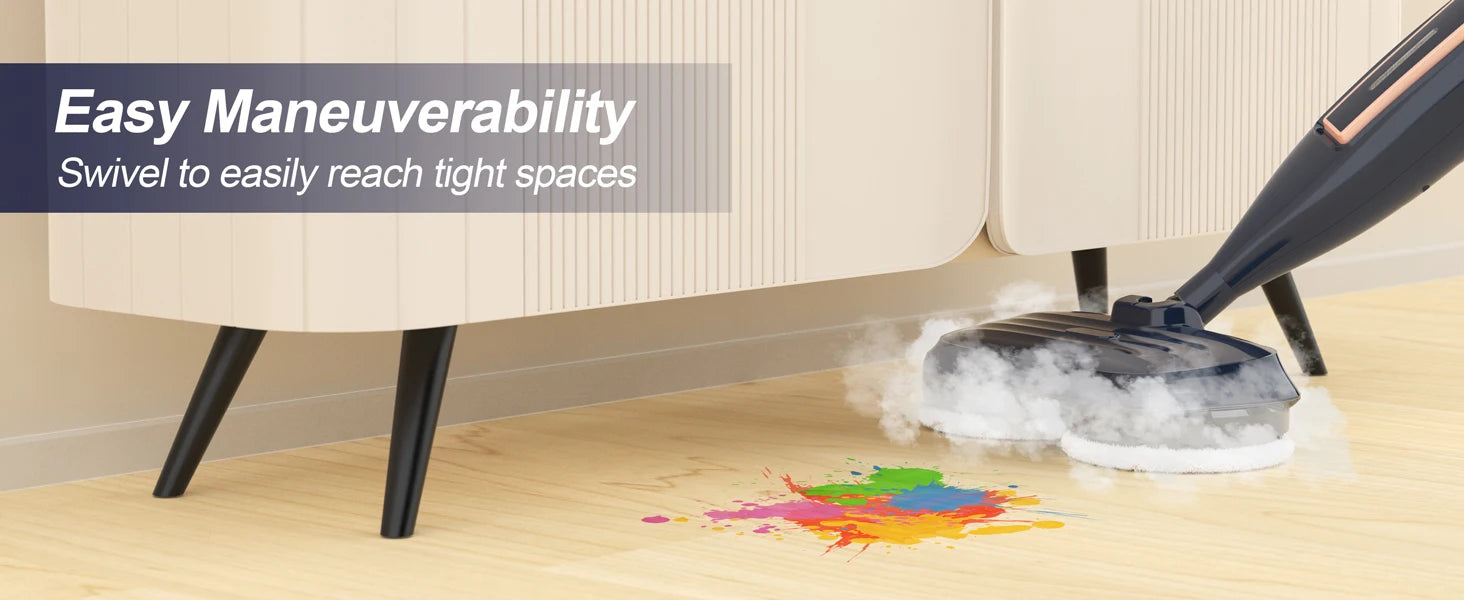 Rotating Scrubbing Steam Cleaner