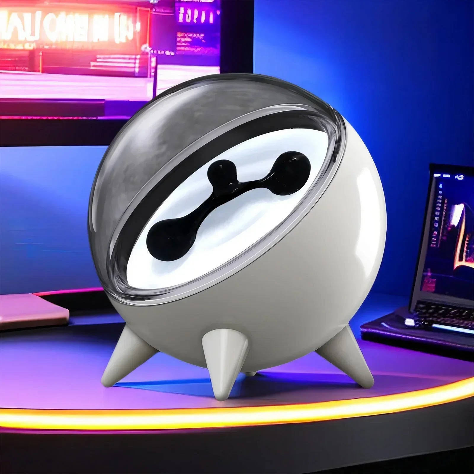 Magnetic Fluid Music Lamp – Sound Rhythm Visualizer Desk Deco