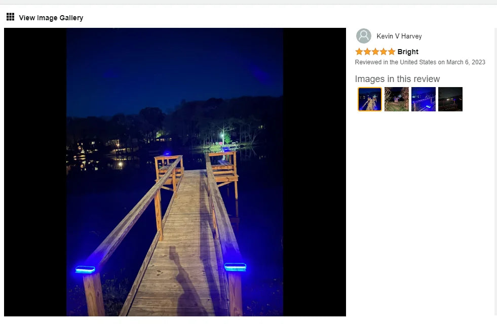 Solar Deck & Step Lights (4 Pack)