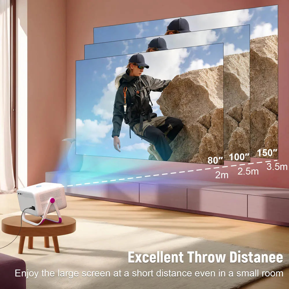 Smart Projector | 650 ANSI WiFi Bluetooth Home Cinema