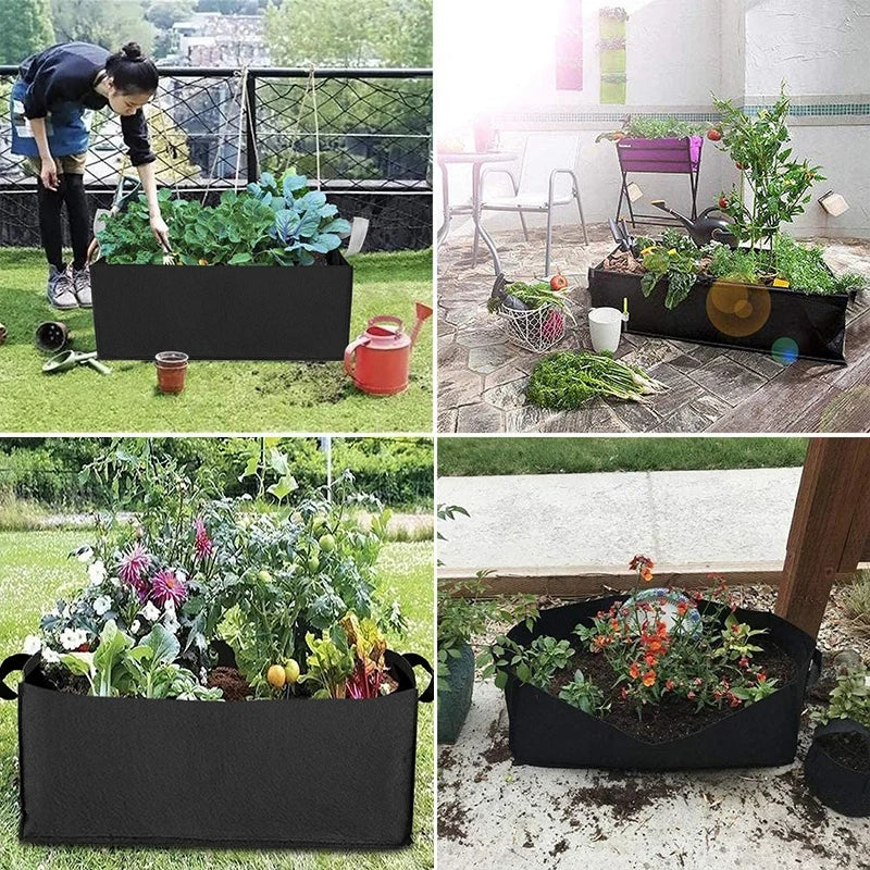 Rectangular Garden Grow Bag Planter