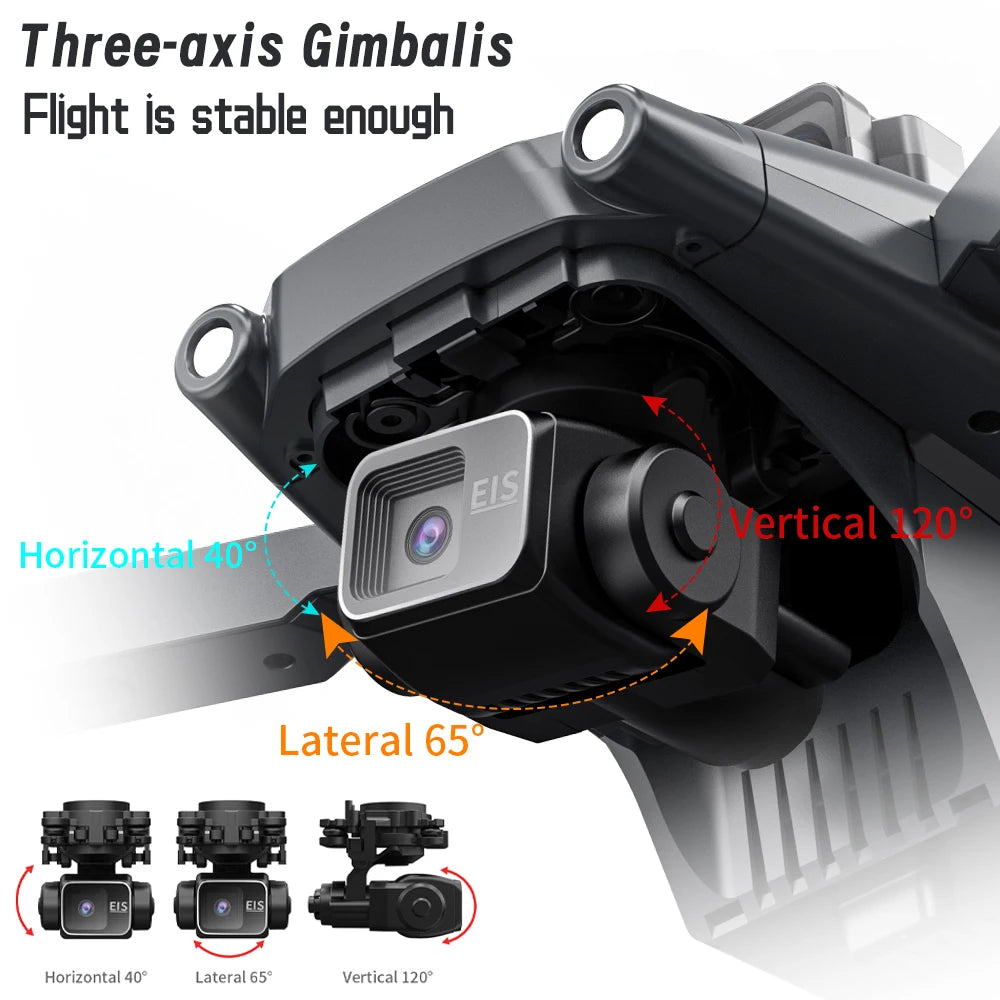 Drone | 4K Camera 3-Axis Gimbal FPV Quadcopter