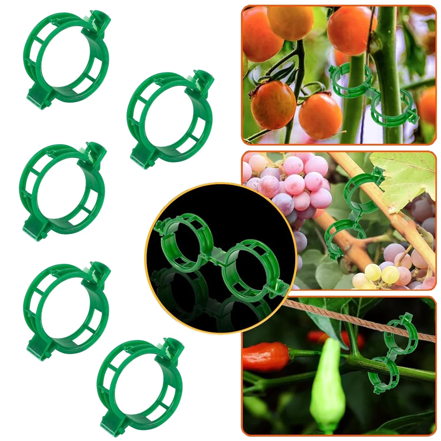 Reusable Plant Support Clips