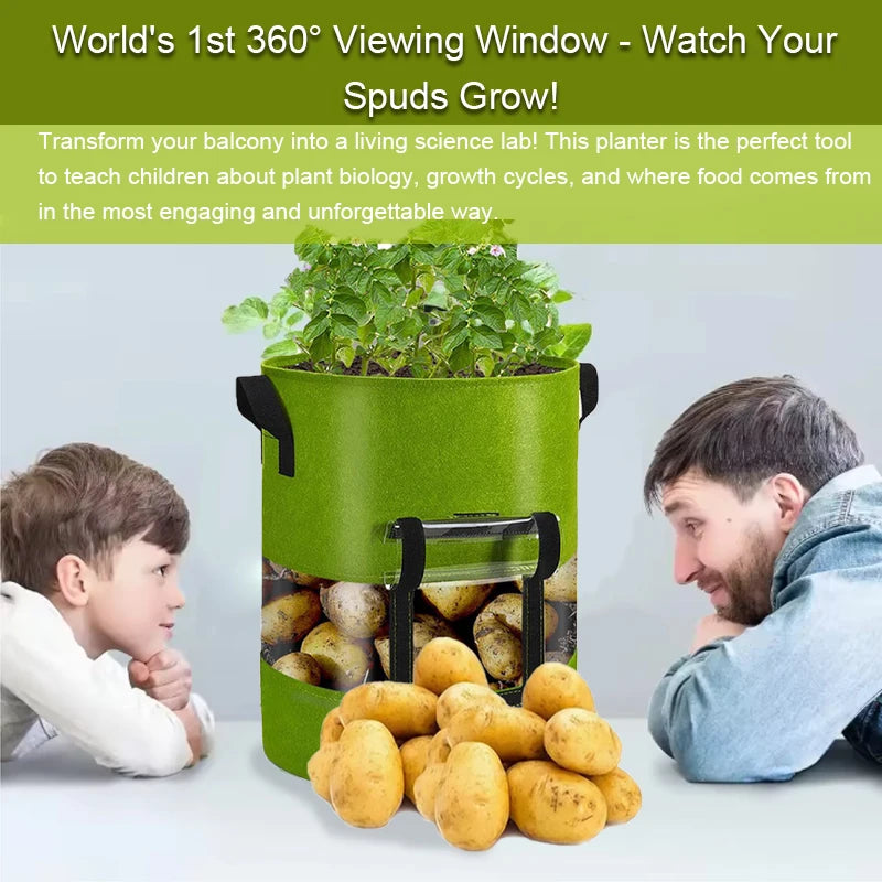Non-Woven Garden Grow Bags with Handles