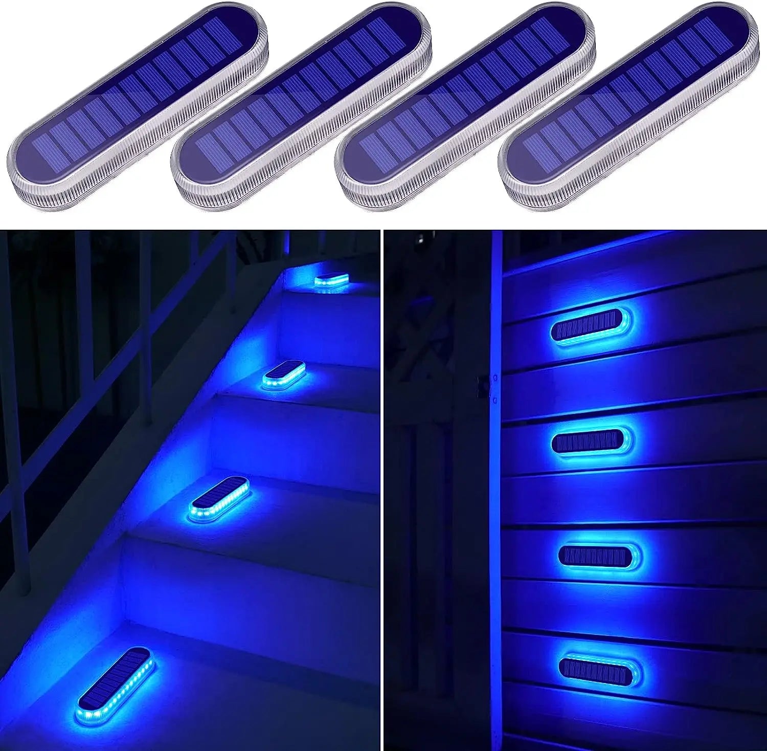 Solar Deck & Step Lights (4 Pack)