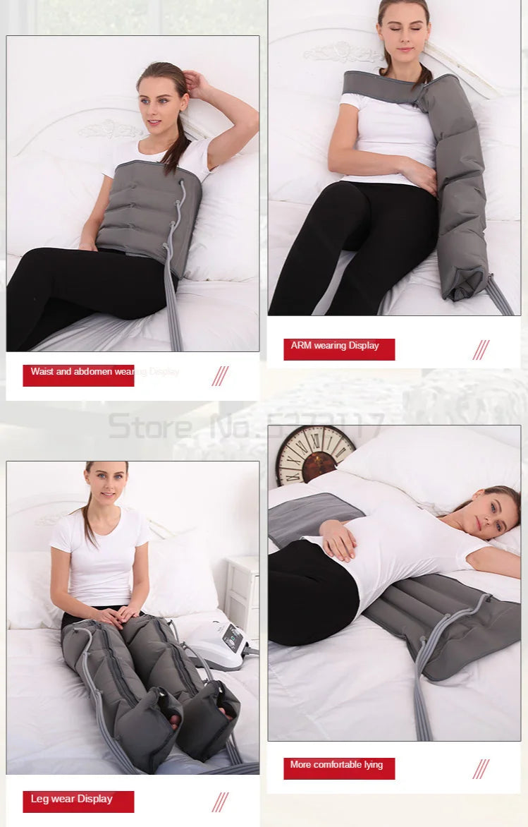 Lymphatic Drainage & Circulation Therapy-Air Pressure Compression Massage