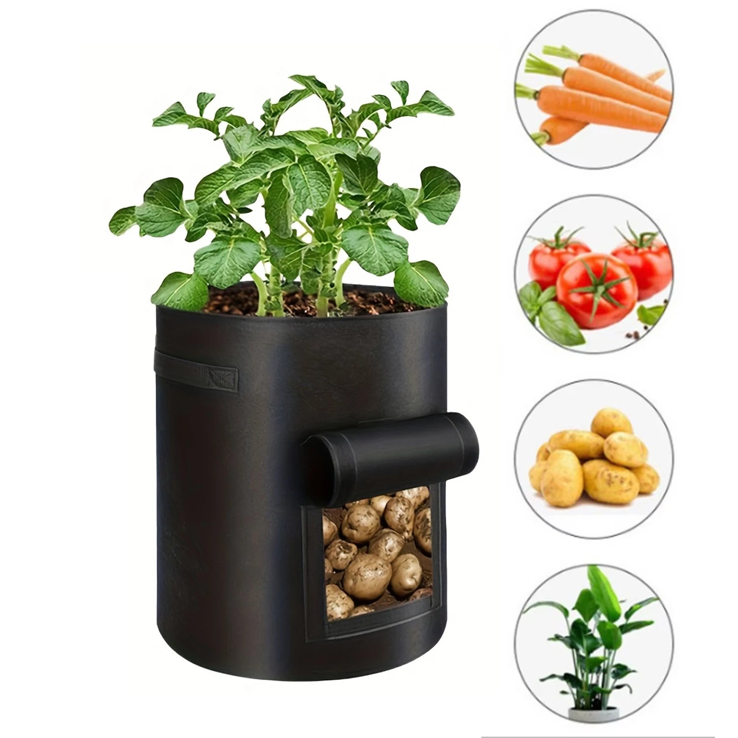 Non-Woven Garden Grow Bags with Handles