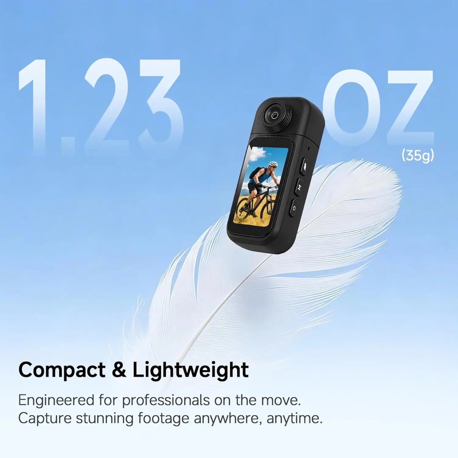 Mini Action Camera 1080P | Magnetic Wearable POV Camera with WiFi