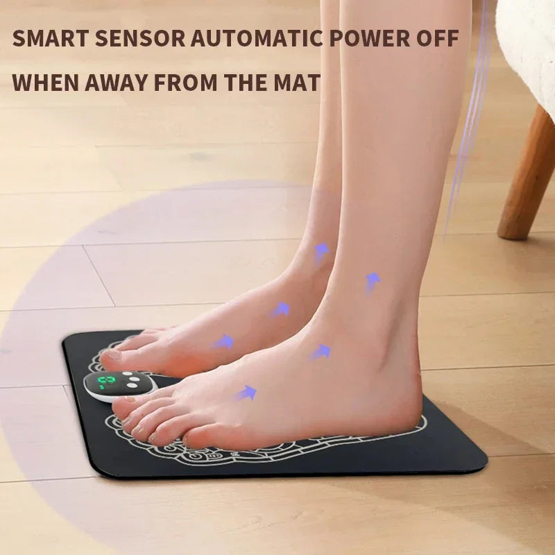 EMS Foot Massage Mat – Portable Electric Foot Massager