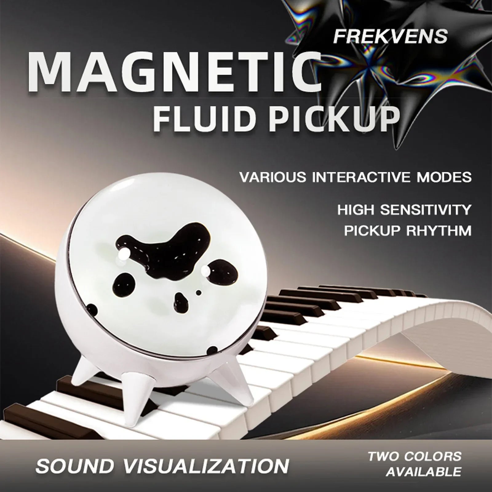 Magnetic Fluid Music Lamp – Sound Rhythm Visualizer Desk Deco