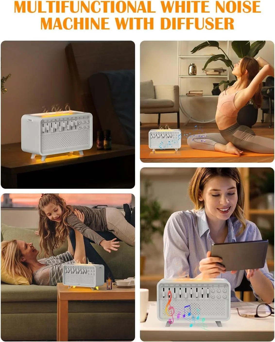 White Noise Machine, Humidifier & Night Light