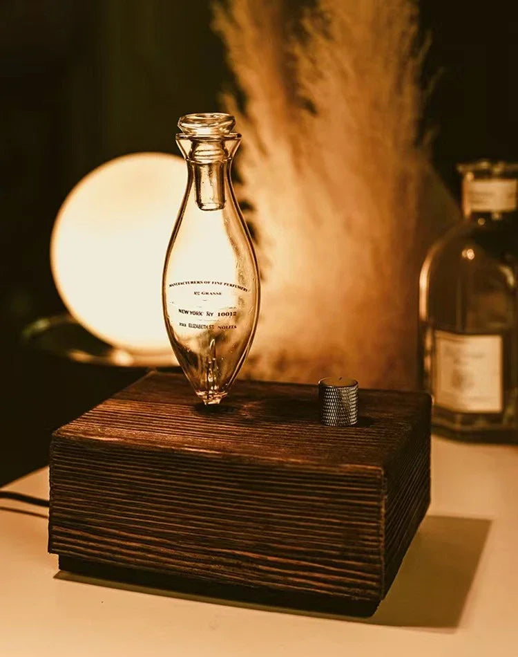 Solid Wood Glass Aroma Diffuser