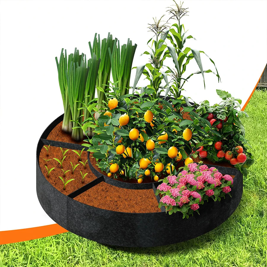 7 Grid Garden Grow Bag Planter