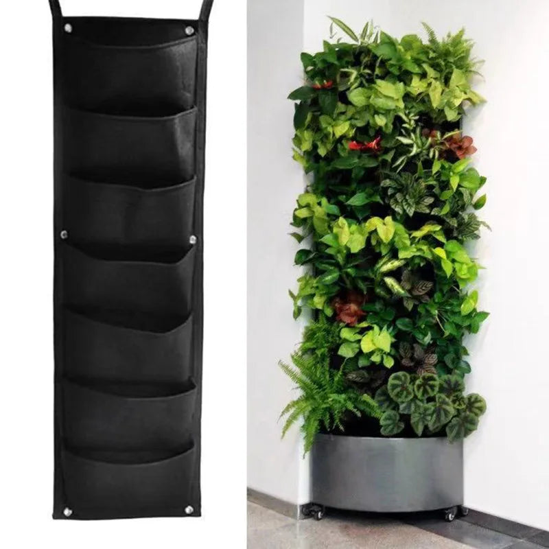 Vertical Hanging Garden Planter Bag  Pockets