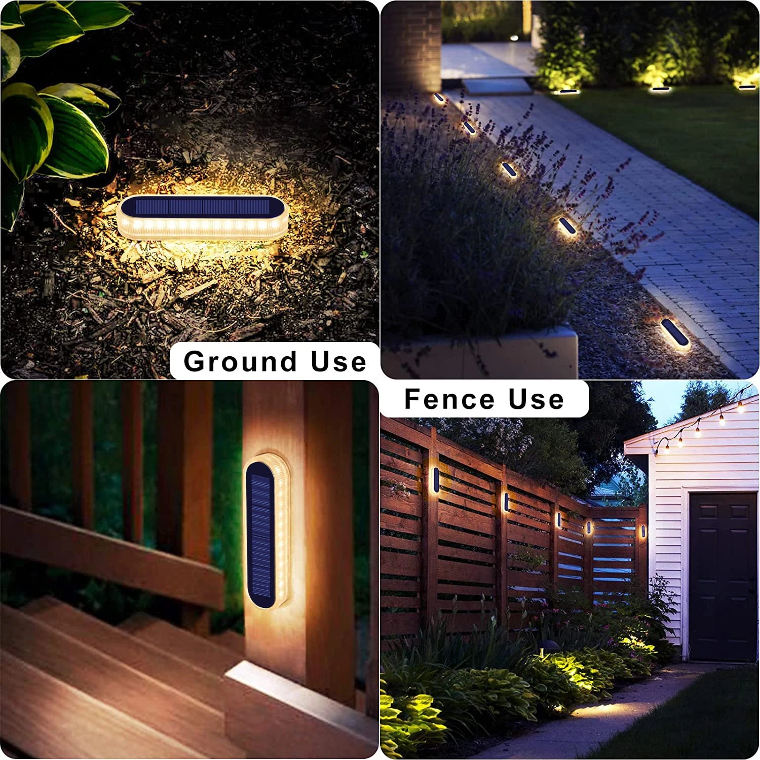 Solar Deck & Step Lights (4 Pack)