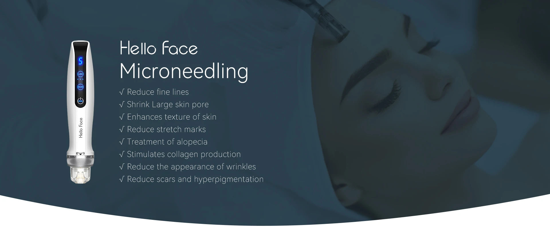 HELLO FACE M500 LED Light Therapy Mask – Anti-Aging & Acne Treatment