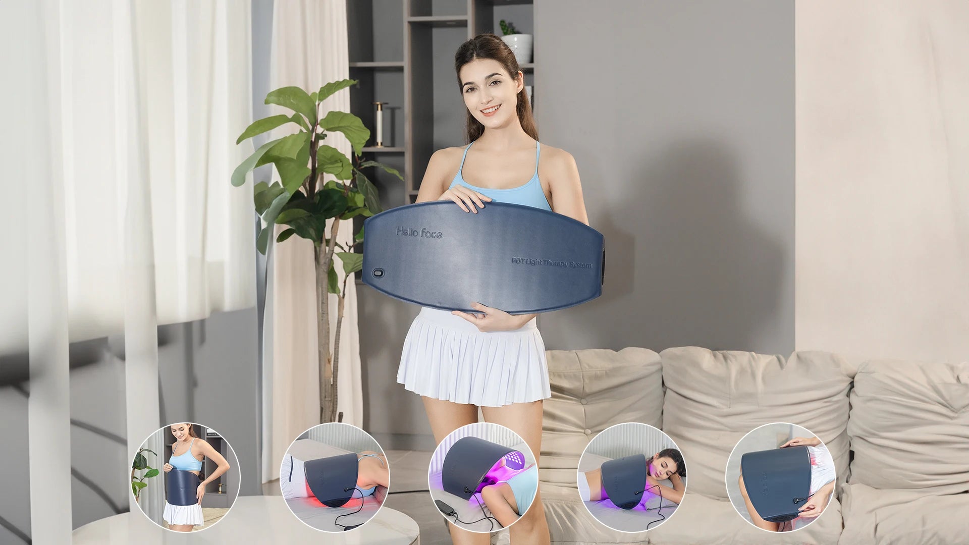 HELLO FACE M500 LED Light Therapy Mask – Anti-Aging & Acne Treatment