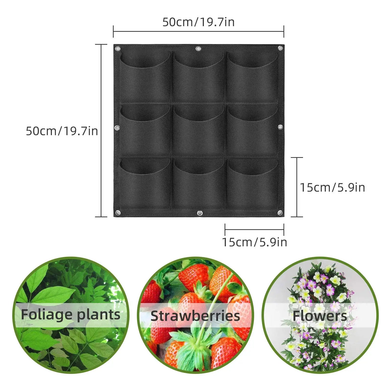 Pocket Vertical Hanging Garden Planter