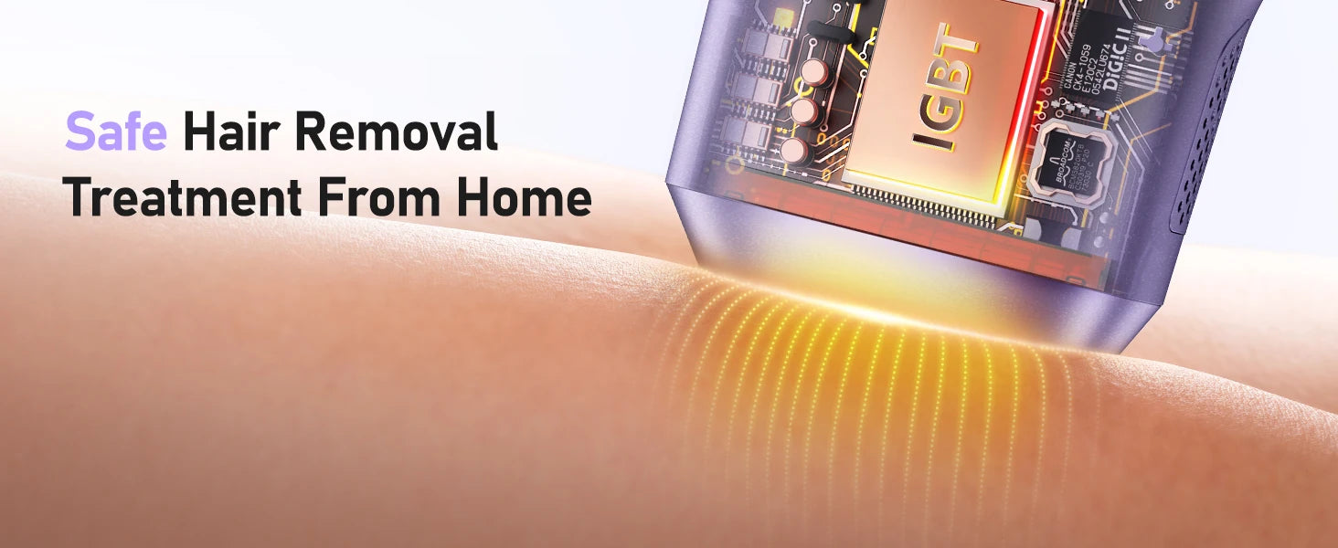 IPL Laser Hair Removal Device – 9 Energy Levels Permanent Hair Remover