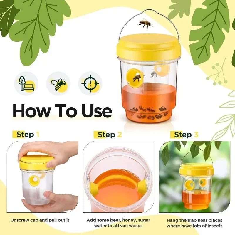 Reusable Hanging Wasp Trap