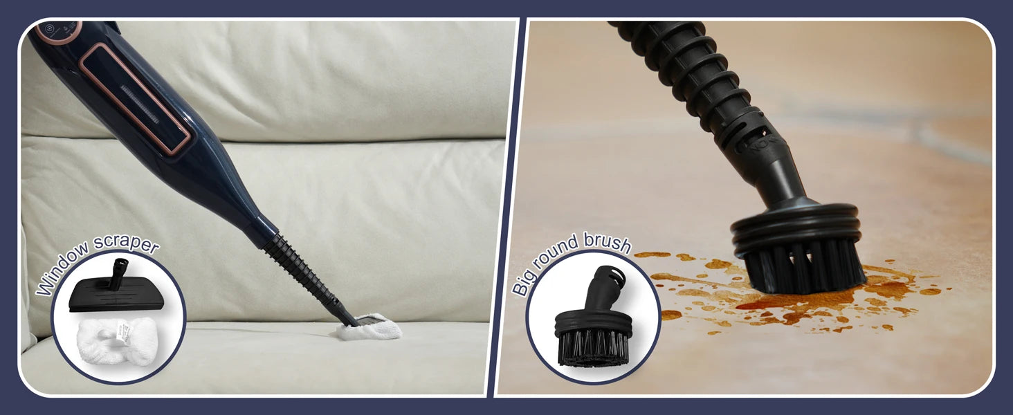 Rotating Scrubbing Steam Cleaner