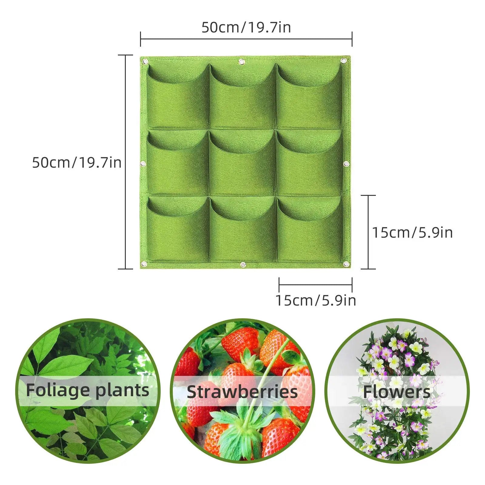 Pocket Vertical Hanging Garden Planter