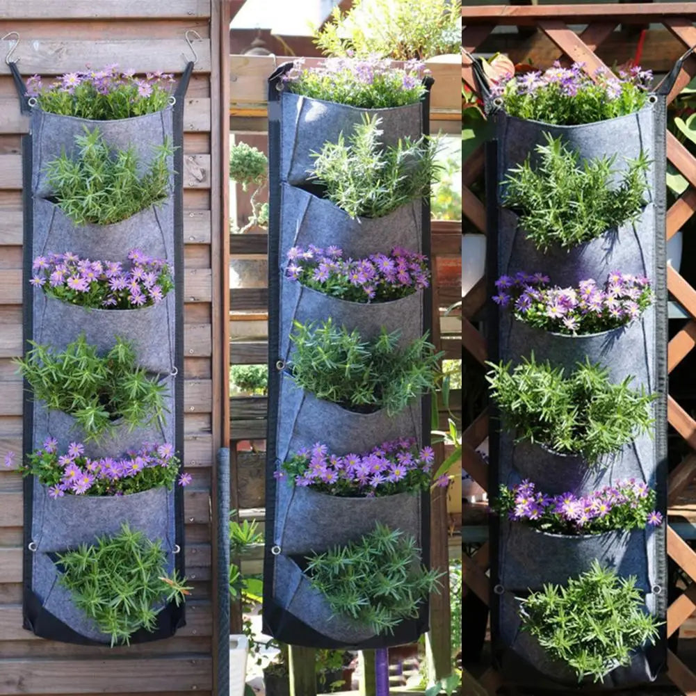 Vertical Hanging Garden Planter Bag  Pockets