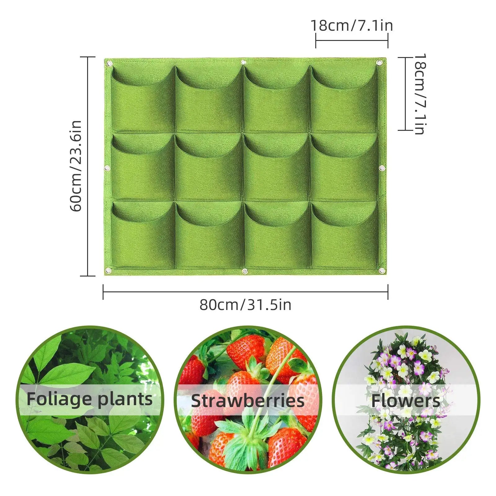 Pocket Vertical Hanging Garden Planter