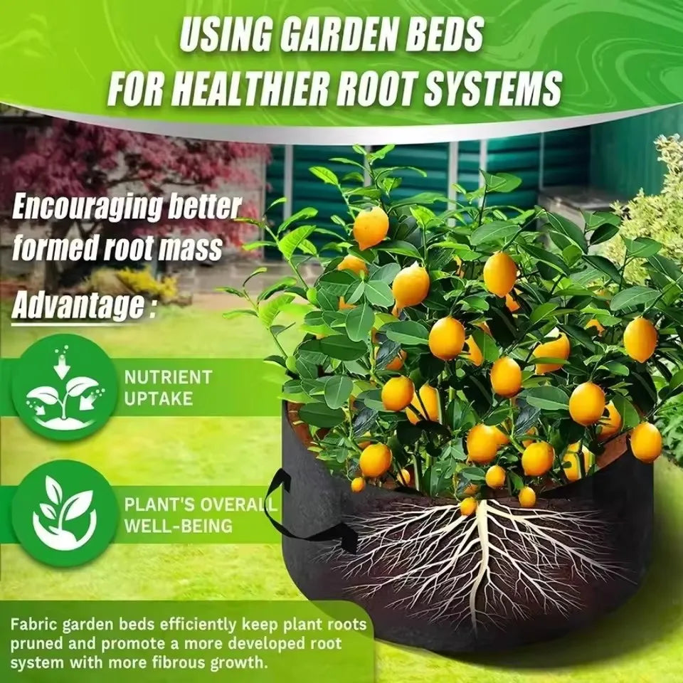 7 Grid Garden Grow Bag Planter