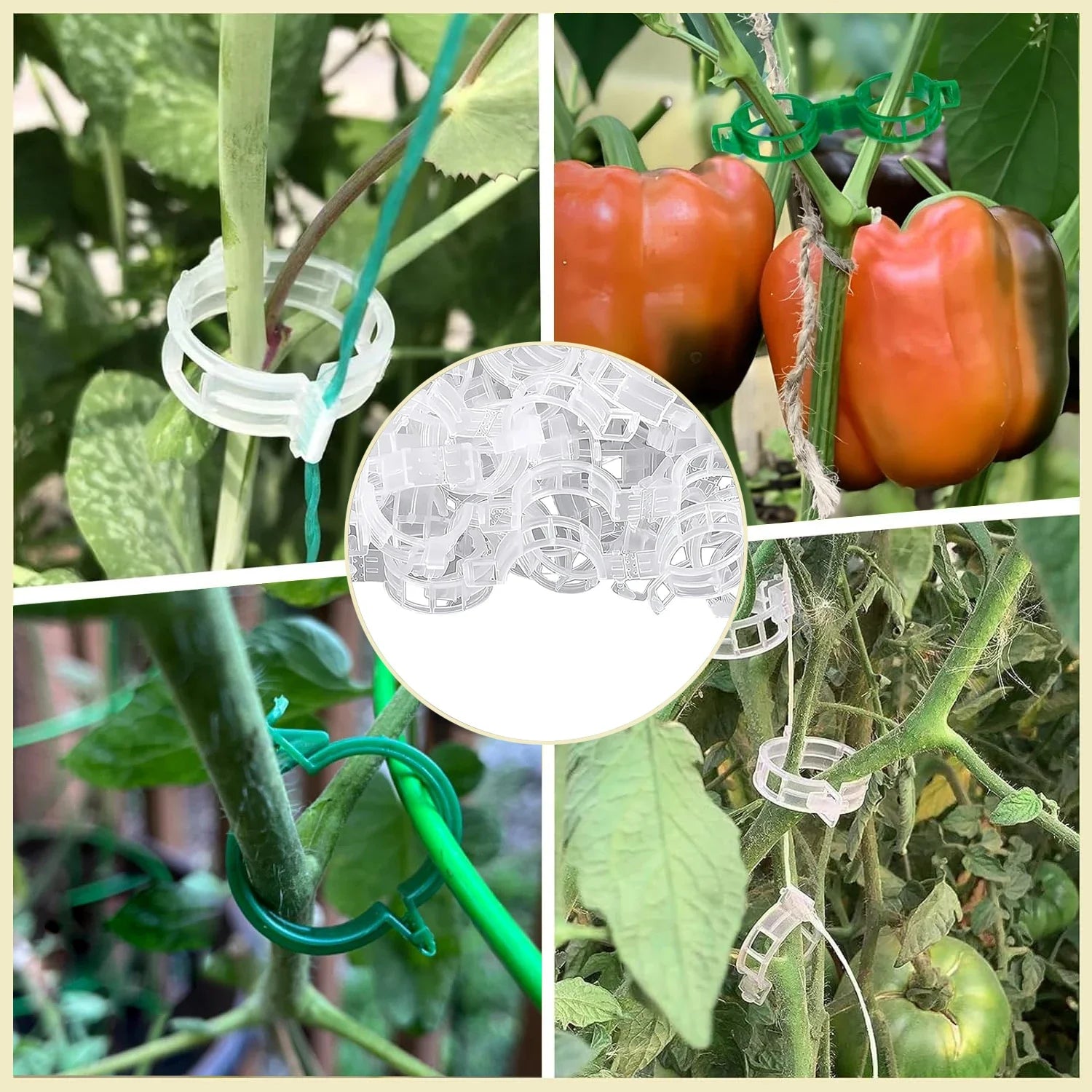 Reusable Plant Support Clips
