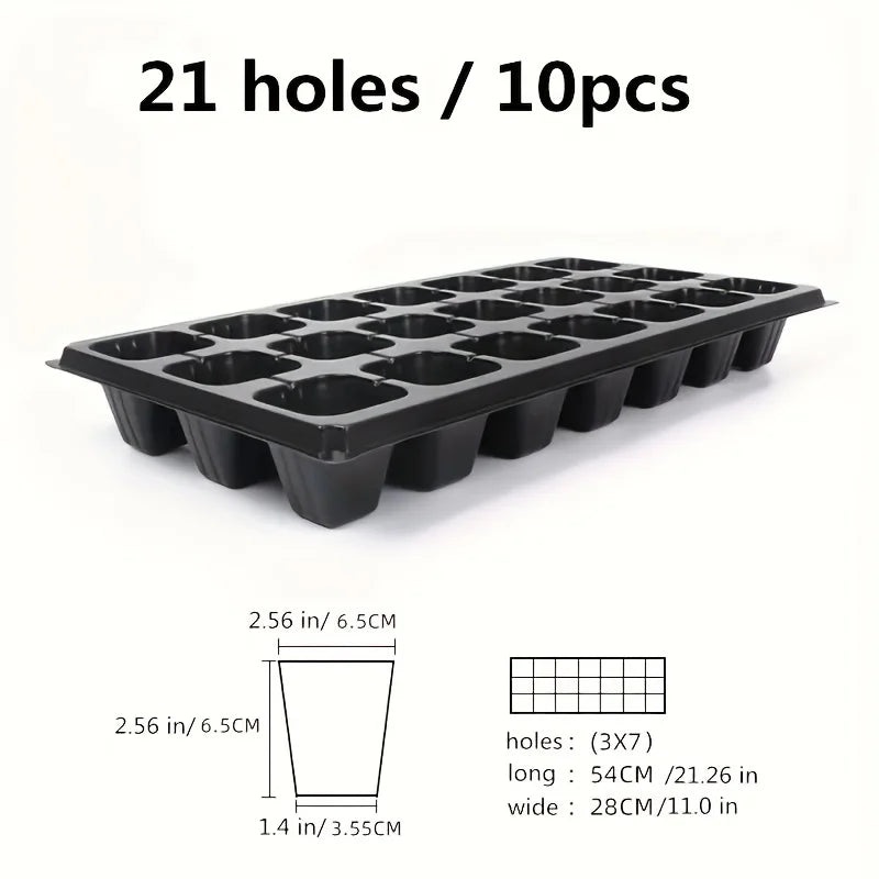 Reusable Seedling Nursery Pots Set – 10 Pack