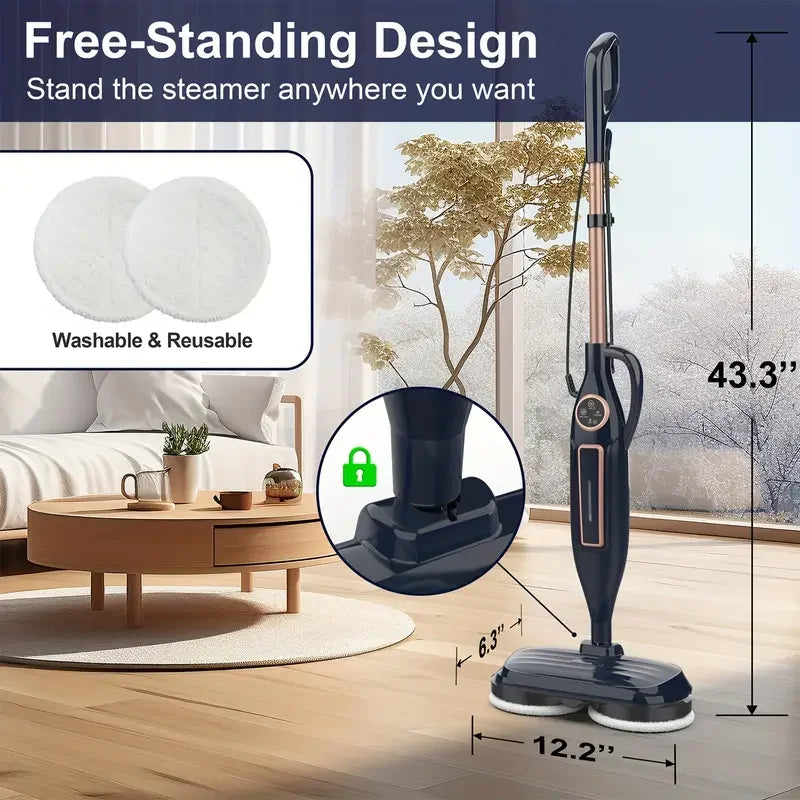 Rotating Scrubbing Steam Cleaner