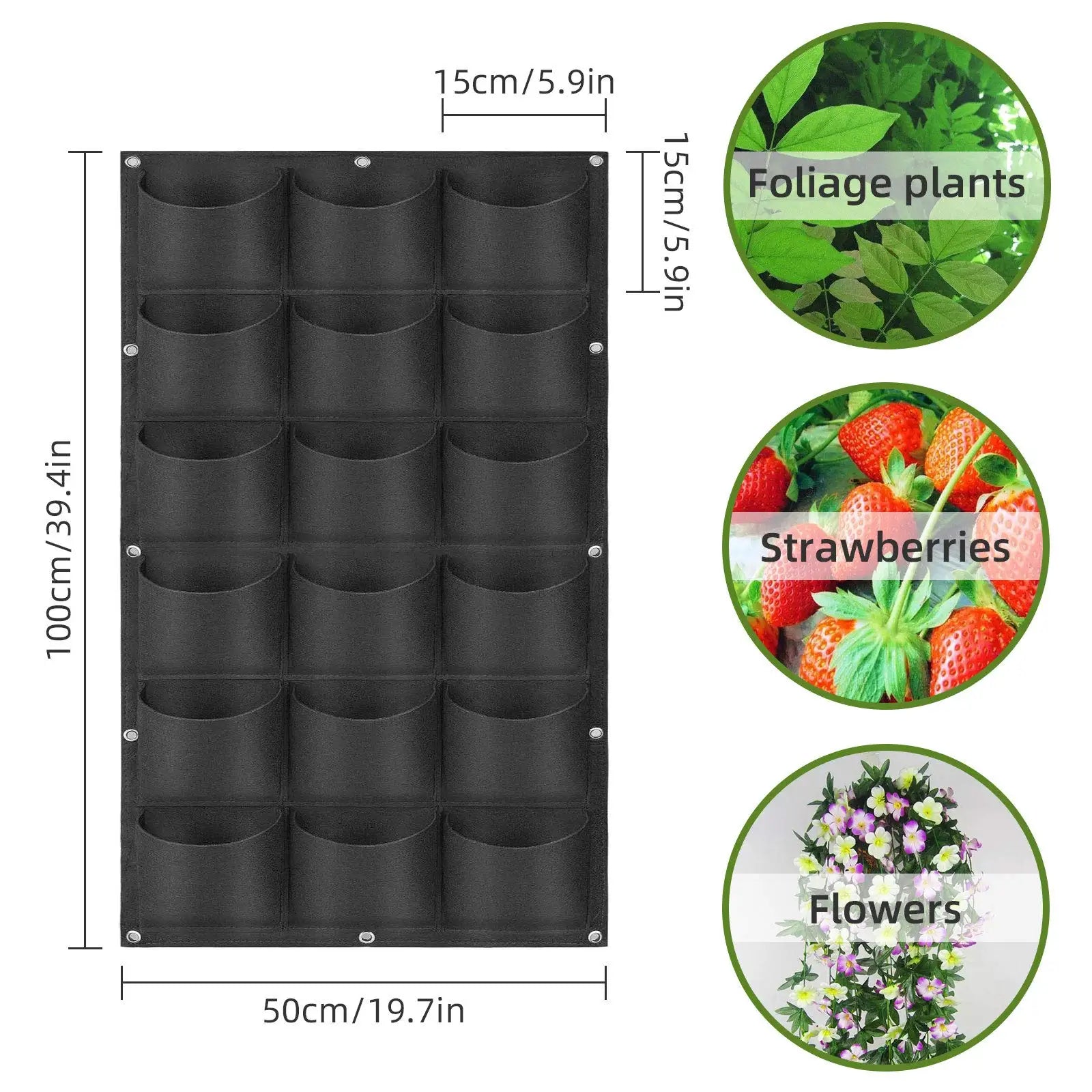 Pocket Vertical Hanging Garden Planter