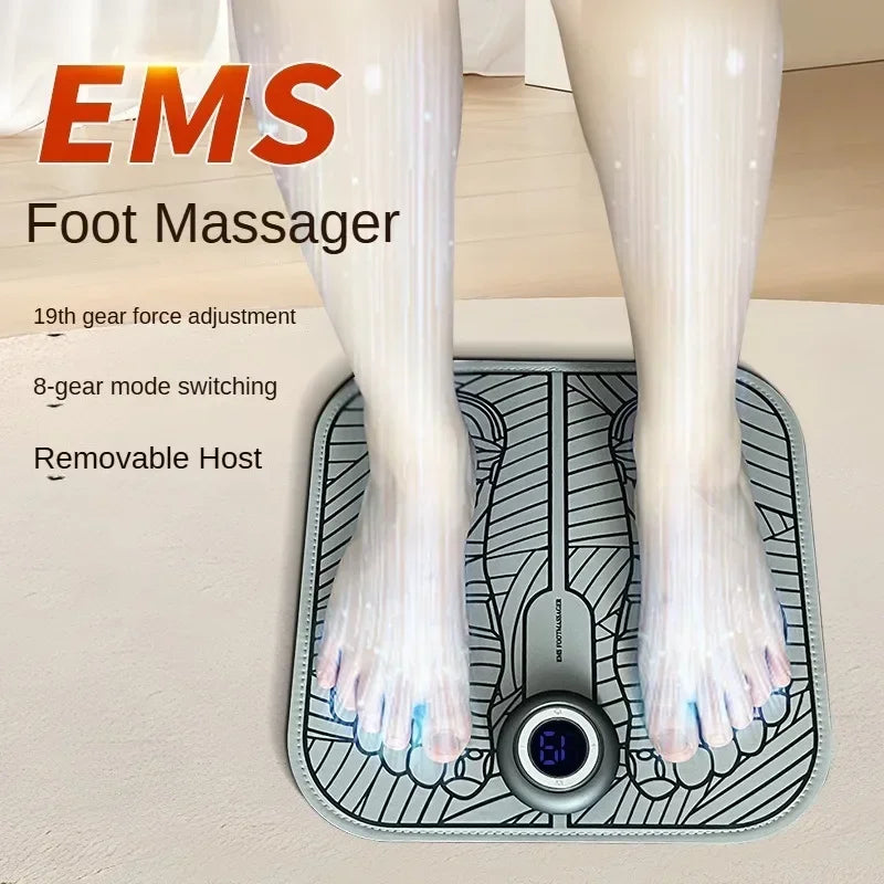 EMS Foot Massage Mat – Portable Electric Foot Massager