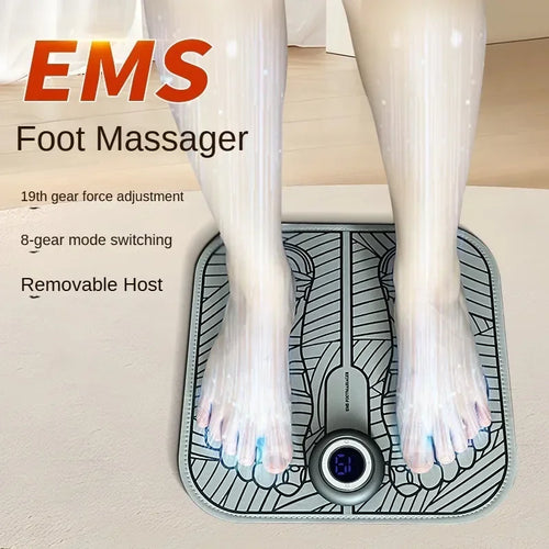 EMS Foot Massage Mat – Portable Electric Foot Massager
