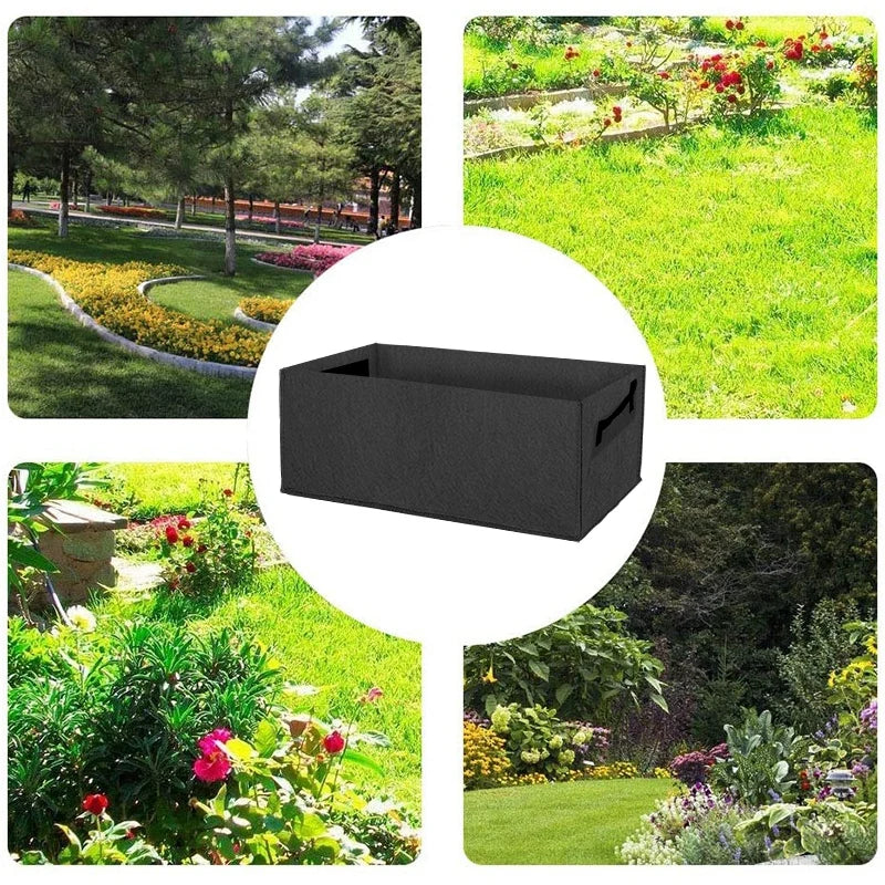 Rectangular Garden Grow Bag Planter