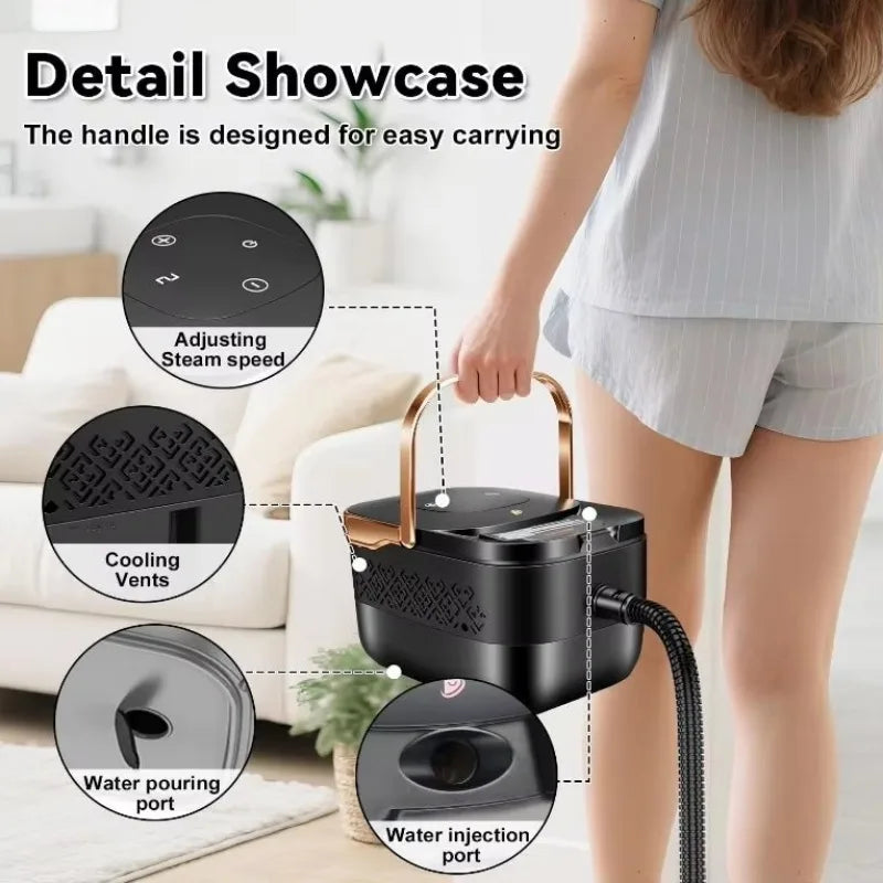 Handheld Steam Cleaner 2500W | High Pressure Multi-Surface Cleaning