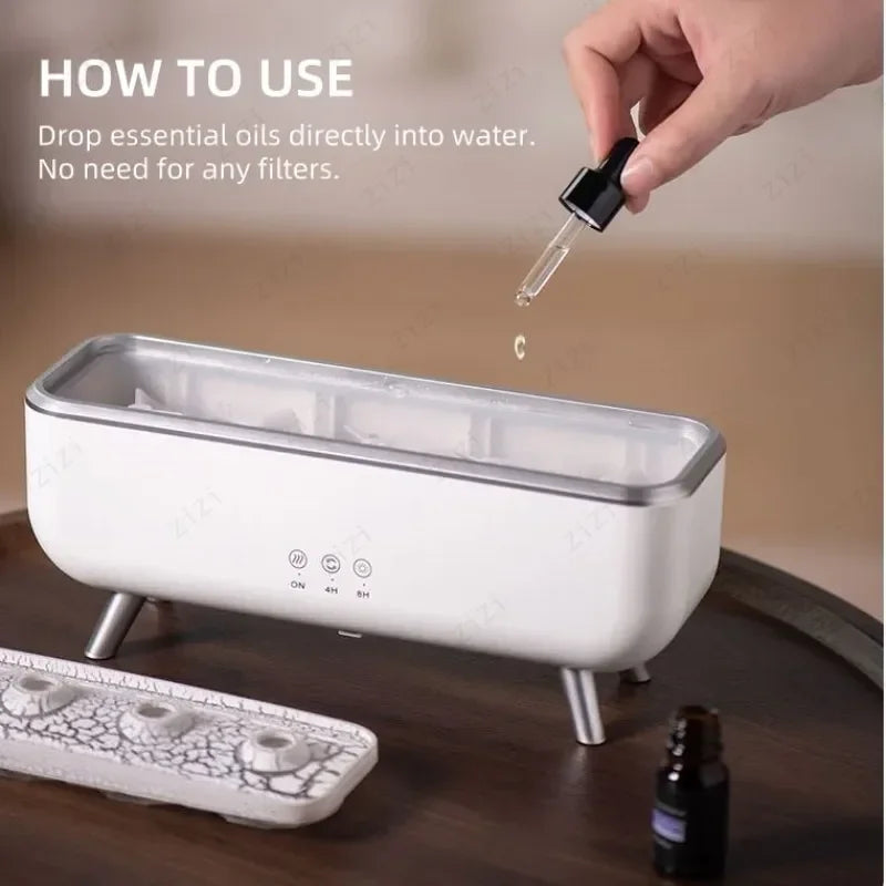 Flame Aroma Diffuser Humidifier – 7-Color LED Essential Oil Diffuser with Remote