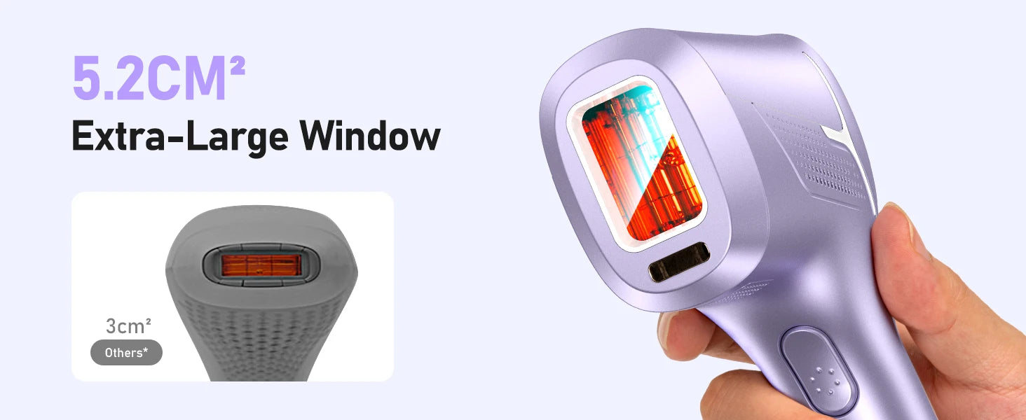 IPL Laser Hair Removal Device – 9 Energy Levels Permanent Hair Remover