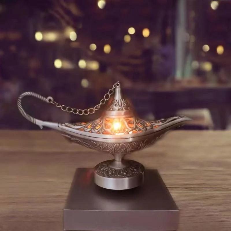 Floating Aladdin Magic Lamp – Magnetic Levitating Desk Ornament