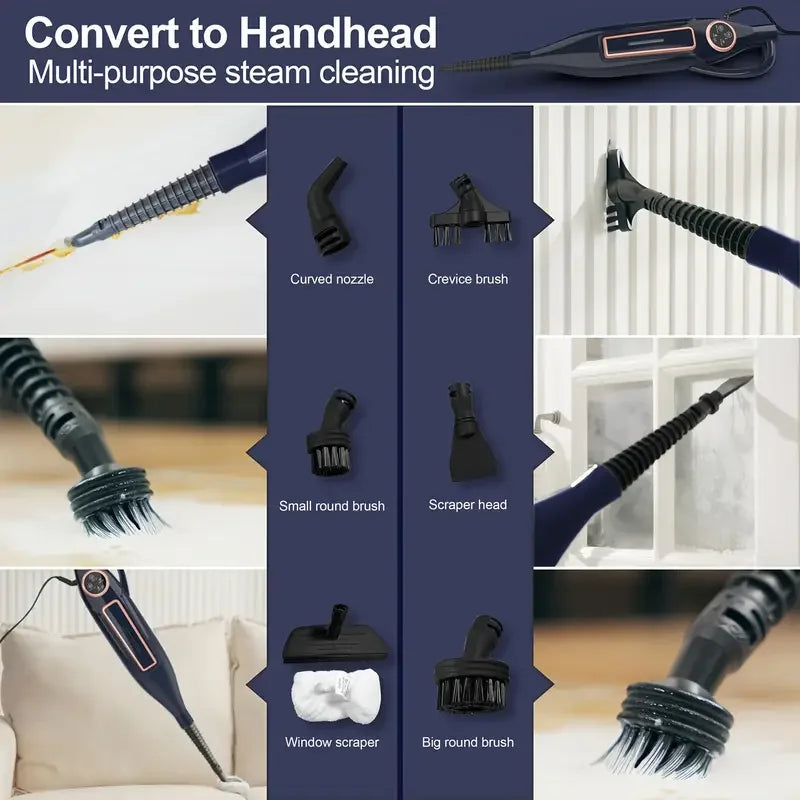 Rotating Scrubbing Steam Cleaner