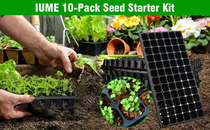 Reusable Seedling Nursery Pots Set – 10 Pack